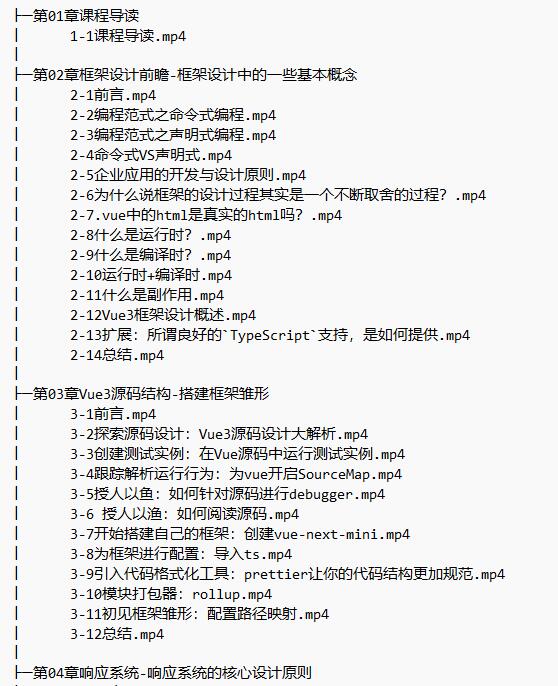 Vue3源码解析打造自己的Vue3框架 2023 视频教程 下载  图1