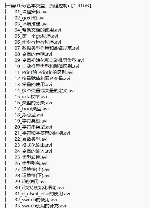 Go开发入门与实战 视频教程 下载   图1