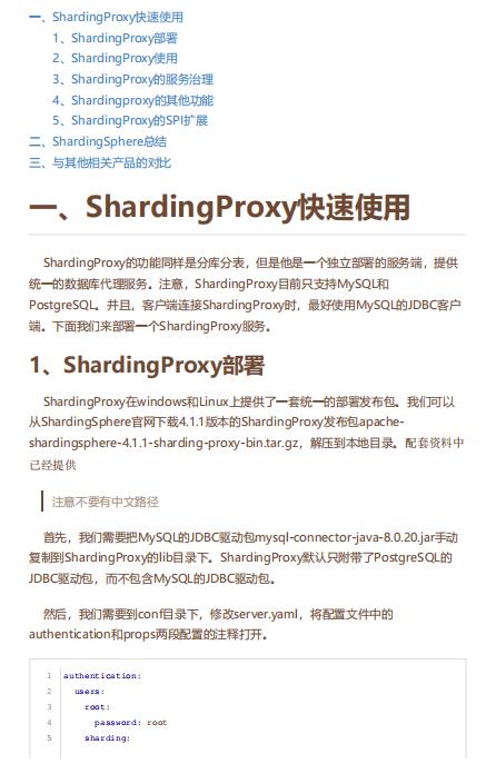 打造专业开发者指南：针对ShardingProxy分库分表解决策略的深度剖析 – 详解部署、使用、服务治理与优化技巧 PDF 下载  图1